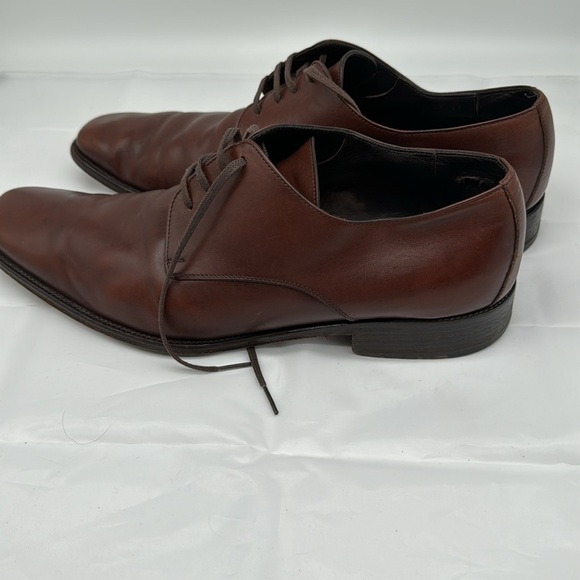 Ermenegildo Zegna leather derby shoes 11 excellent condition - Picture 2 of 5